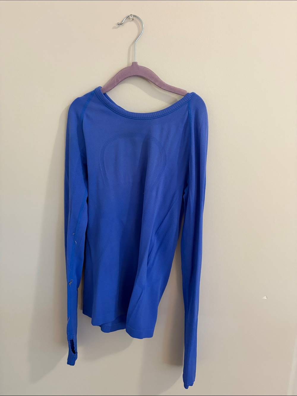 lululemon athletica Royal Blue Long-Sleeve Performance Tee